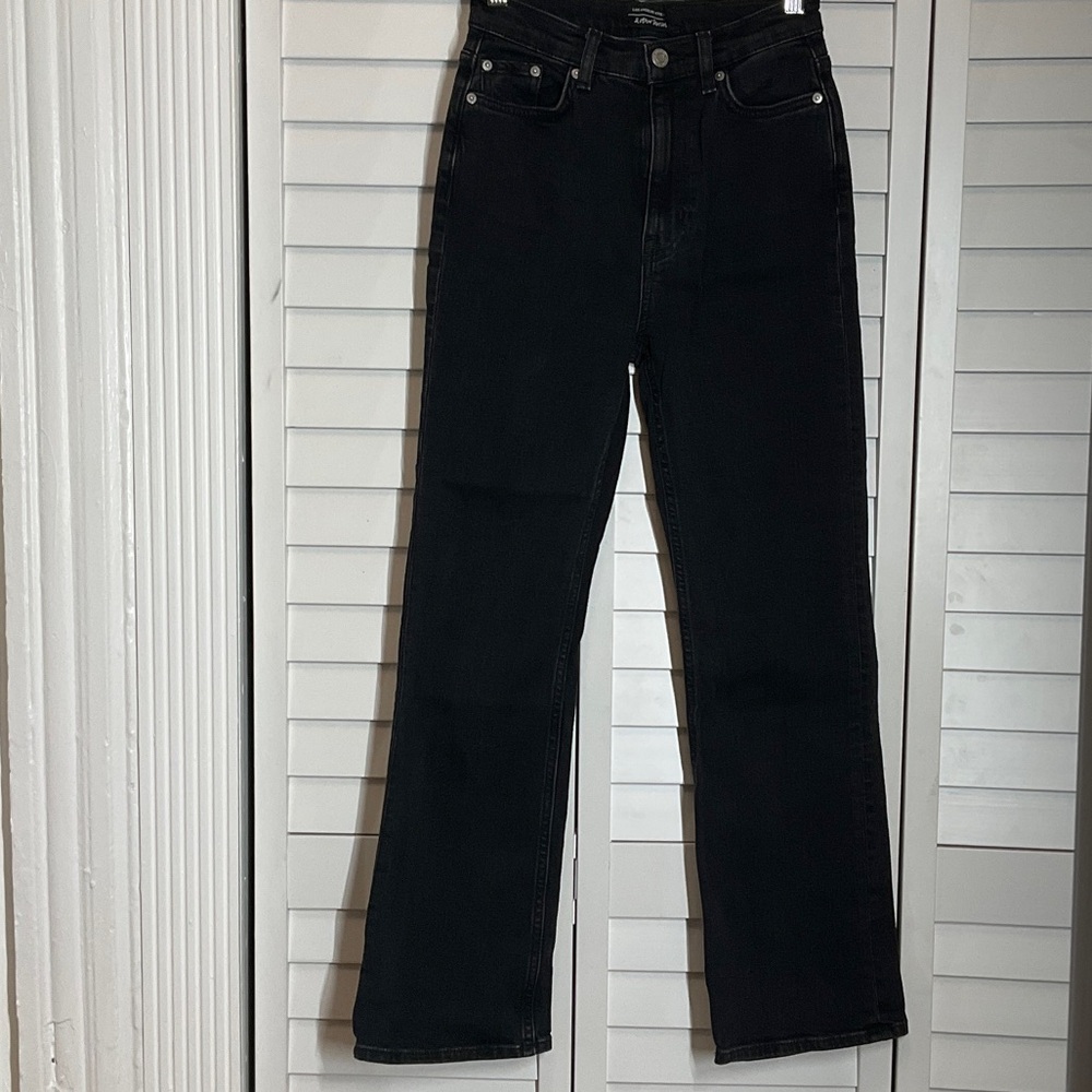 & Other Stories Black Straight Leg Jeans